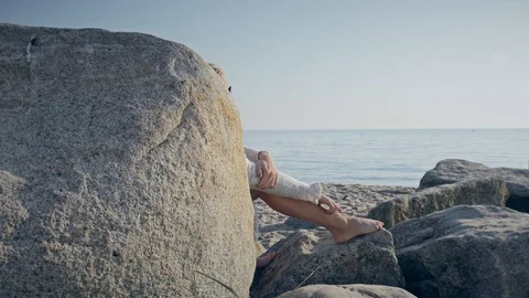 Beach Spy Eye Video Stock Video Footage Royalty Free Beach Spy Eye