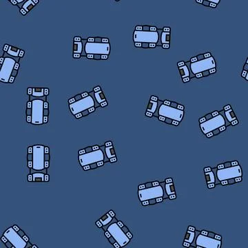 Creeper car repair tool vector seamless pattern イラスト素材