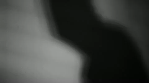 The Creeper | Noir Horror | scary silhouette Stock Footage