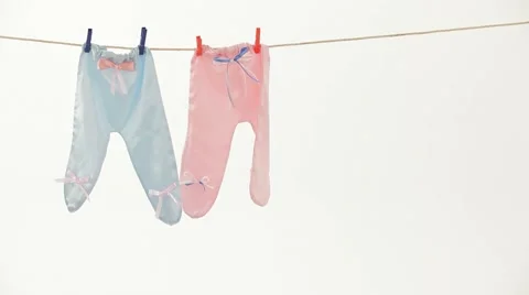 Creepers Drying On A Rope Stock Footage 52428277