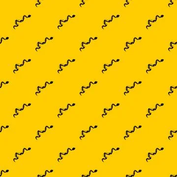 Creeping snake pattern vector イラスト素材