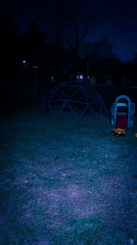 Creepy backyard Stock Footage 279521684