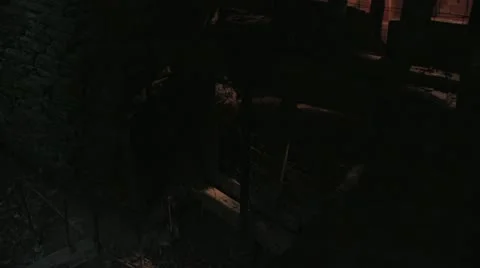 Creepy Basement Window 動画素材 11363037