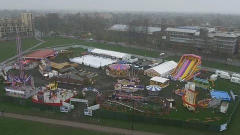 Creepy Circus Fair Video stock 101533579