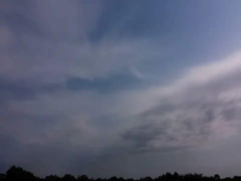 Creepy Clouds Moving Over in Time Lapse (2160p 29 97) Video stock 72661819