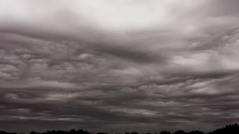 Creepy Clouds Time Lapse (2160p 23.976) Stock Footage 166244283