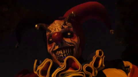 Creepy Clown Vídeo Stock 68003933