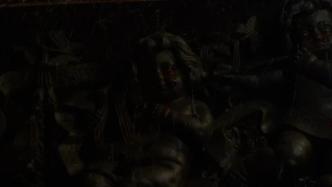Creepy Doll Figures Stock Footage 127177281