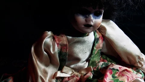 Creepy doll head to toe 動画素材 106078361
