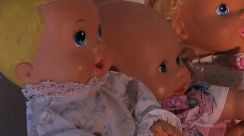 Creepy Dolls 04 Stock Footage
