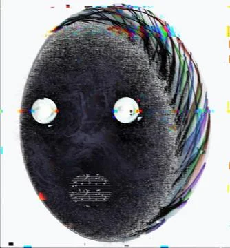 Creepy Face Stock Illustration