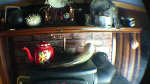 Creepy Horror House Objects 12 動画素材 221084358