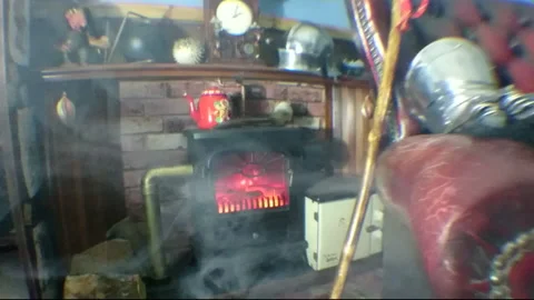 Creepy Horror House Objects 19 Stock Footage 221083114