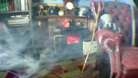 Creepy Horror House Objects 20 Stock Footage 221083043