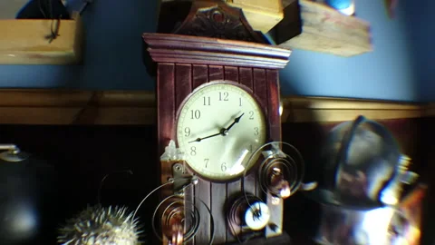 Creepy Horror House Objects 4 Stock Footage 220136116