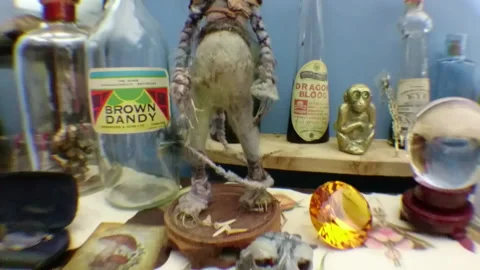 Creepy Horror House Objects 6 動画素材 221084132