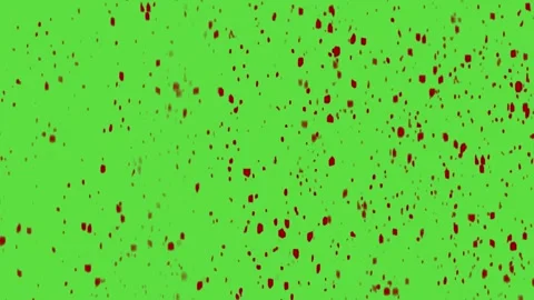 Creepy Horror Red Texture Animation | Hand-Drawn Vector Green Screen Stock Footage 316559197