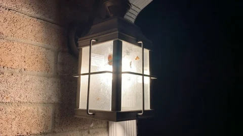 Creepy house light 스톡 동영상 105138983