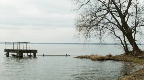 Creepy lake - unaltered Stock Footage 63163327