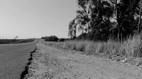 Creepy roadside Stock Footage 51564841