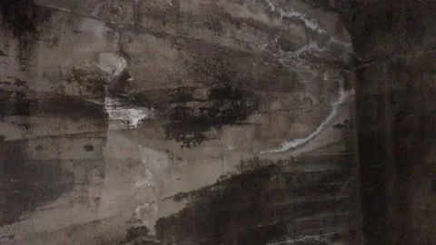 Creepy Room with Eerie Flickering Light Video stock 105073353