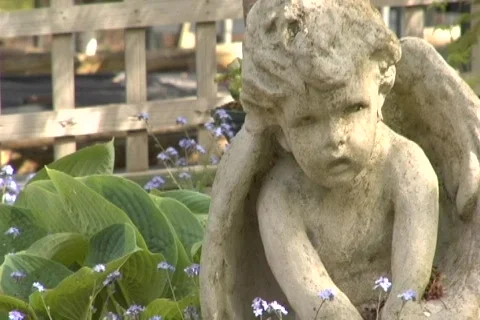 Creepy statues Stock Footage 149926