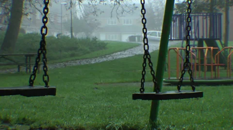 Creepy Swings 2 Stock Footage 28492292