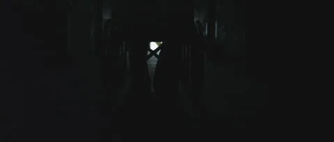 Creepy Wheelchair Stock Footage 44150324