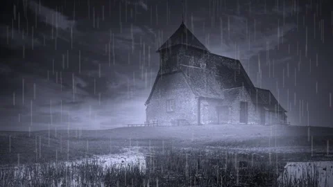 Creepychurch Stock Footage 254438770