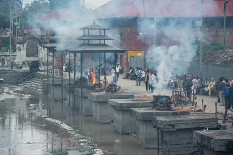 Cremation Ground Stock Photos