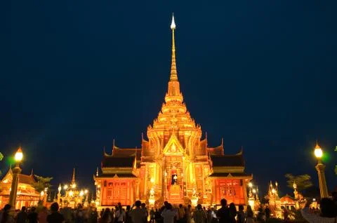 The Cremation 스톡 사진