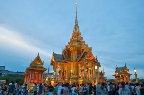 The Cremation 스톡 사진