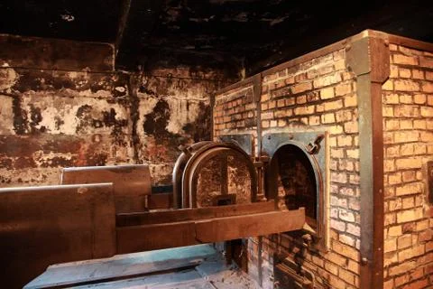 Crematorium, auschwitz Stock Photos