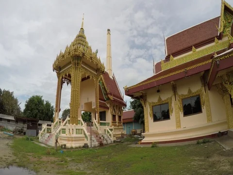 Crematorium in the temple teretorii Stock Footage 72273547