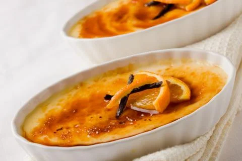 Creme brule Stock Photos