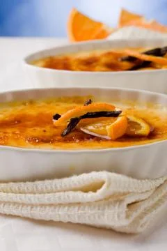 Creme brule Stock Photos