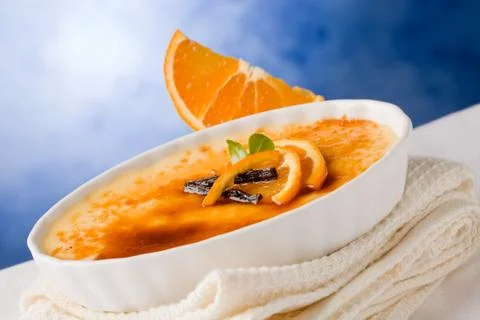 Creme brule Stock Photos