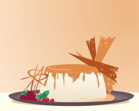 Creme brulee Stock Illustration