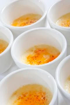 Creme brulee. Stock Photos