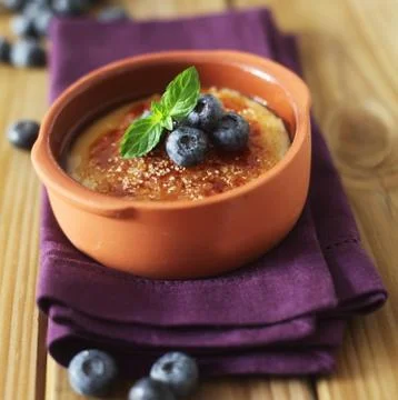 Creme Brulee Foto stock