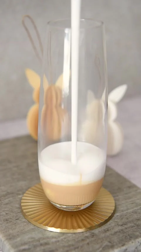 Creme Egg Latte Stock Footage 237906488