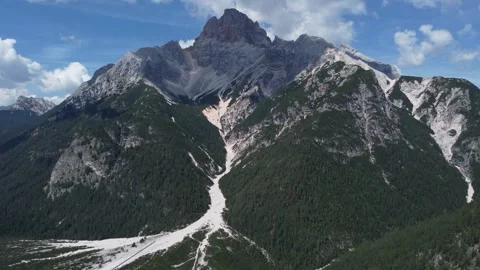 Crep Checio peak, Tre Cime, mountains Stock Footage 248118053