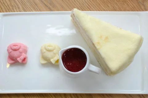 Crepe cake Stock Photos