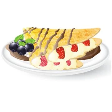 Crepe Illustrazione stock
