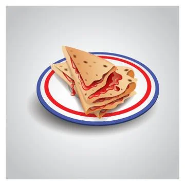 Crepe Illustrazione stock