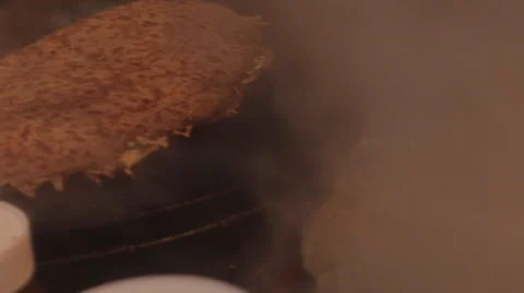 Crepes Being Made in Paris Stock Footage 47207936