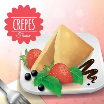 Crepes Illustrazione stock