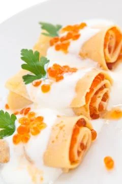 Crepes. Stock Photos