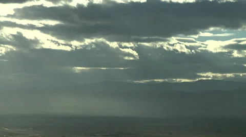 Crepuscular Rays Stock Footage 54742957