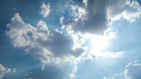 Crepuscular Rays Stock Footage 98500120